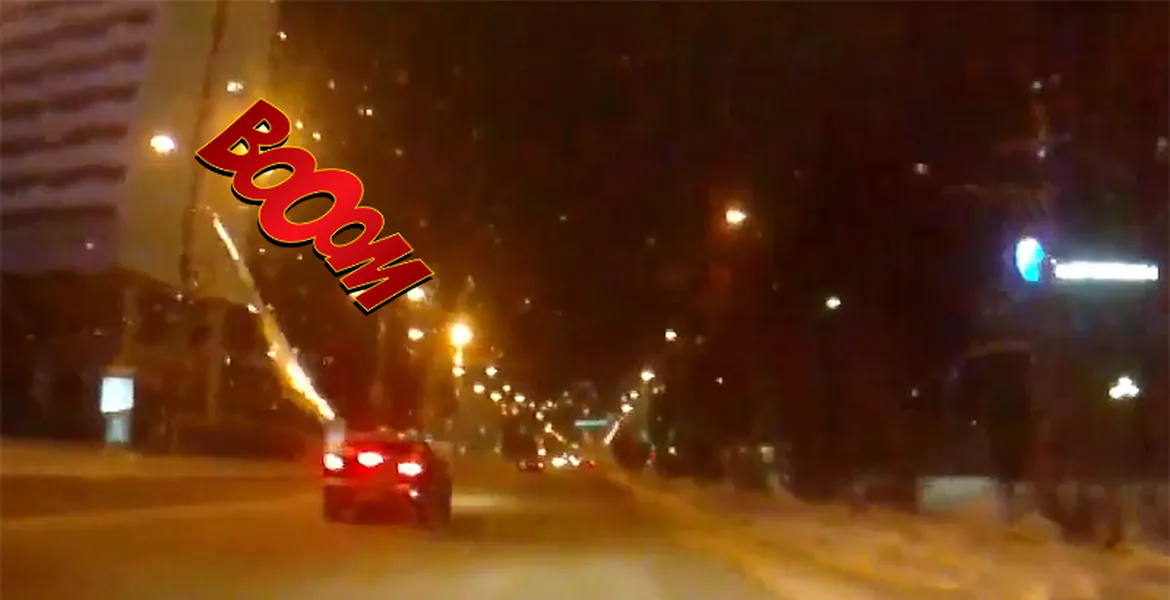 Video: Revelionul în maşină ar putea fi o idee proastă