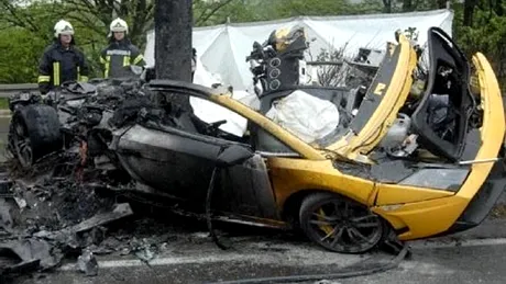 Cel mai grav accident de până acum cu Lamborghini Gallardo