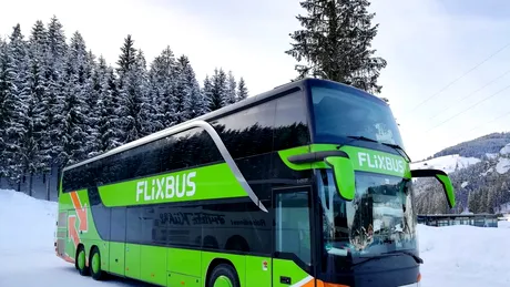 Flixbus a înregistrat o creştere de 60% a numărului de rezervări pentru călătoriile din perioada Crăciunului şi a Anului Nou