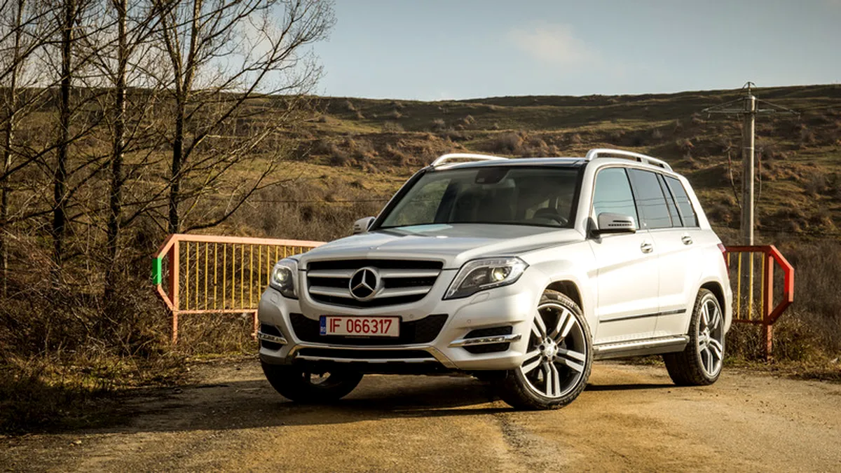 TEST cu Mercedes-Benz GLK facelift: puncte tari şi puncte slabe. Plus off-road