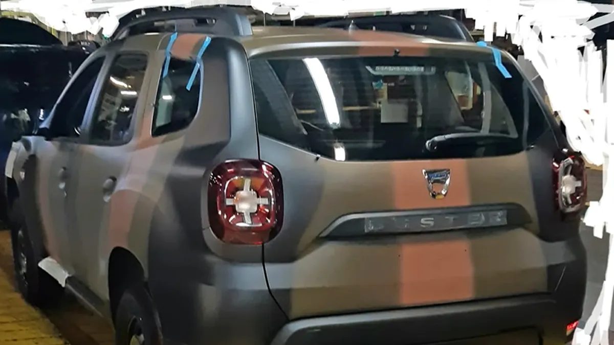 Dacia Duster blindată pentru Armata Română. Informații secrete