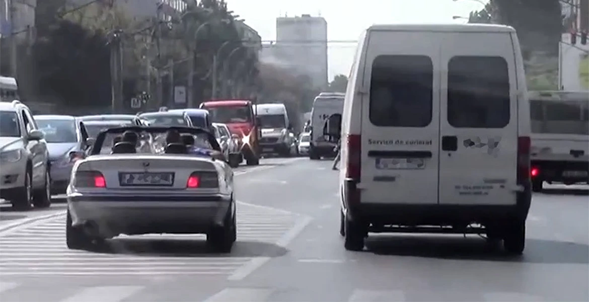 VIDEO: Ce fac şoferii din Bucureşti atunci când nu ştiu că sunt văzuţi de Poliţie