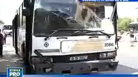 Accident de autobuze în Bucureşti