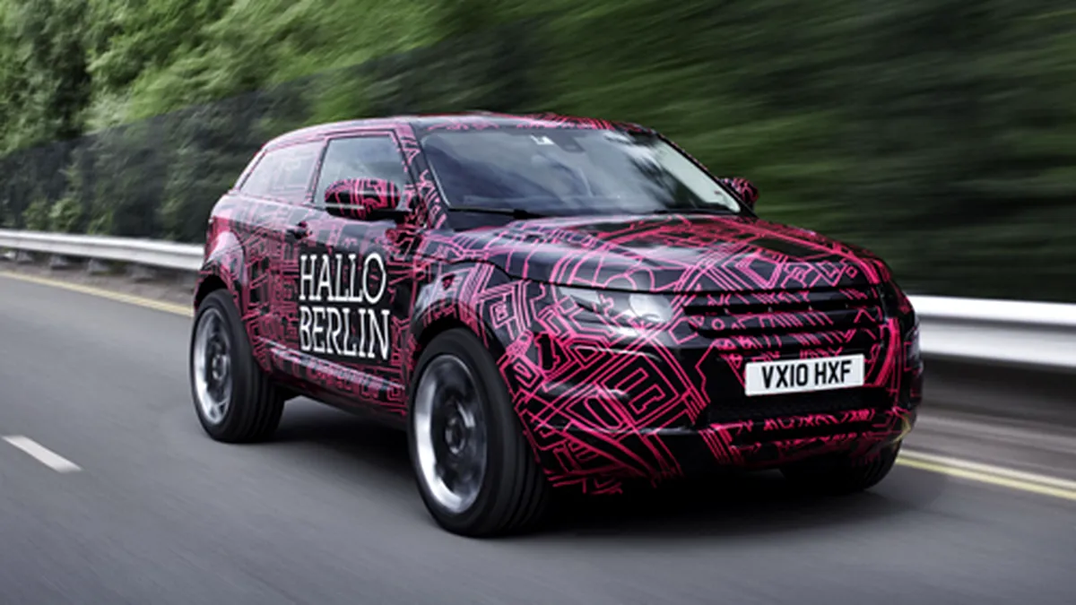 Noul Range Rover Evoque, materializarea conceptului LRX