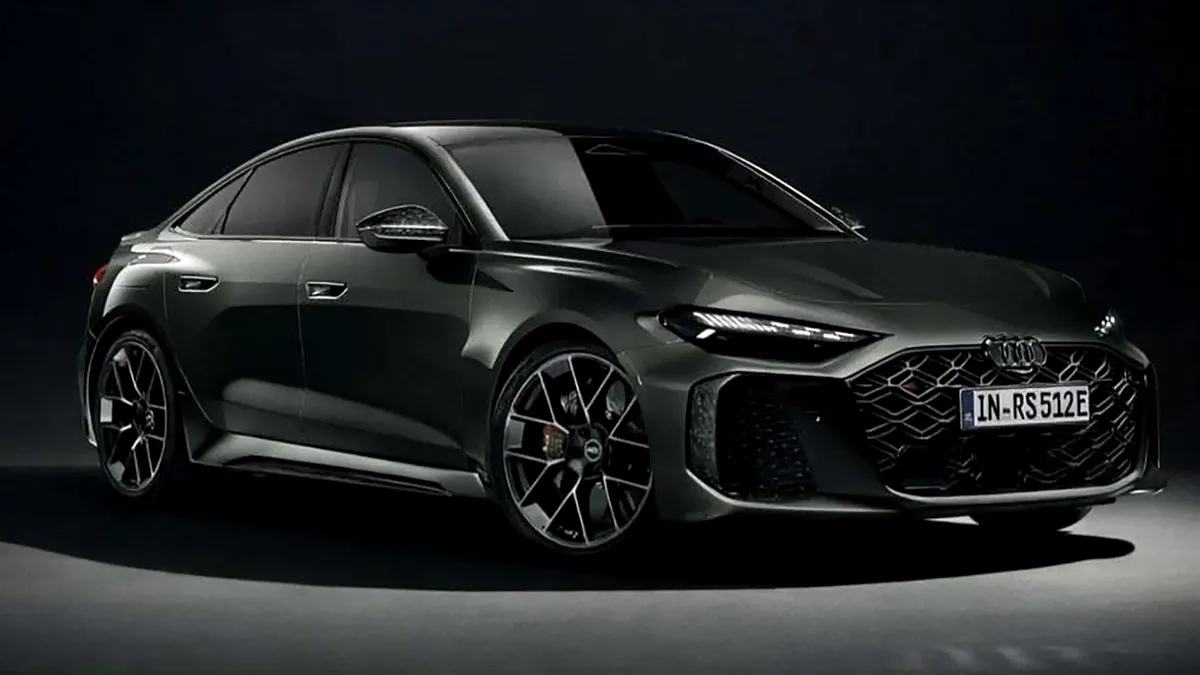 Primele imagini neoficiale cu noul Audi RS5. Are 630 CP și va fi primul plug-in hybrid din istoria gamei RS