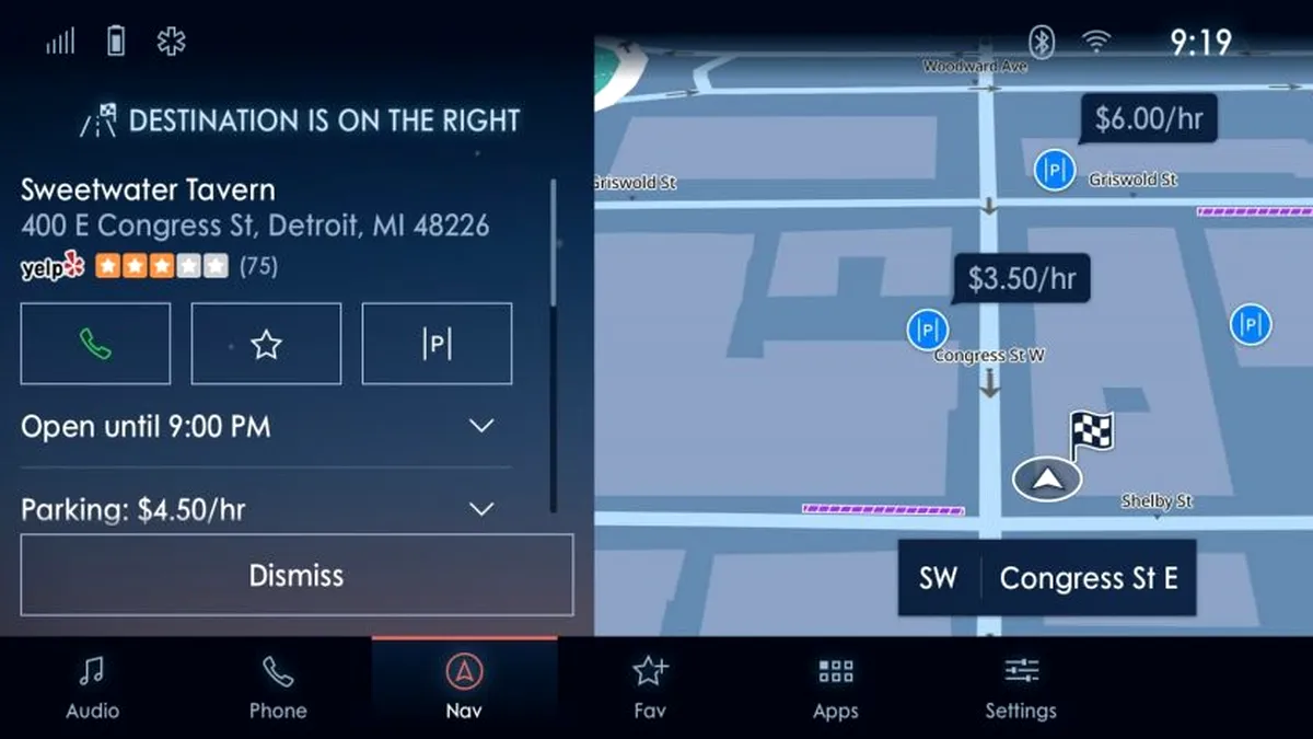 Ford SYNC 4 oferă informații în timp real despre parcări și benzinării