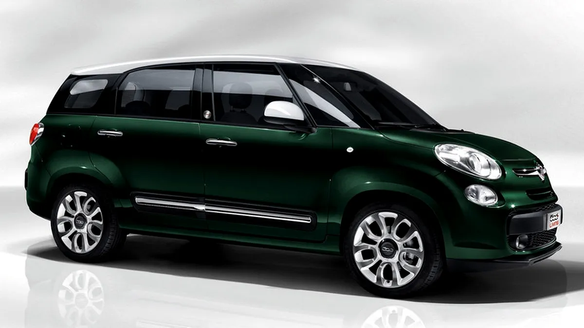 Fiat 500L Living e vărul cu şapte locuri al citadinei Fiat 500