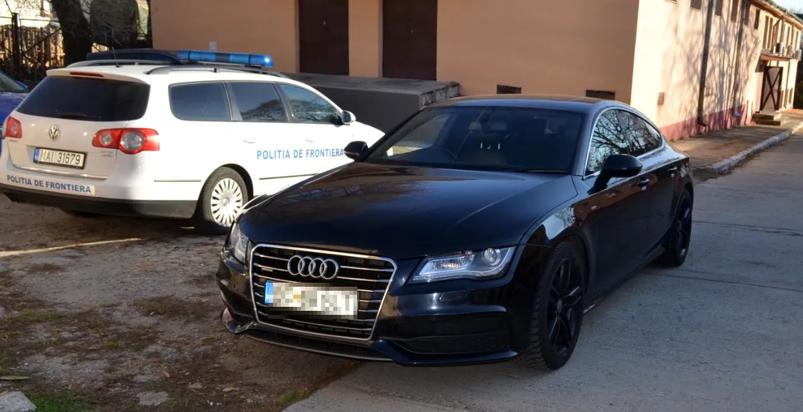 Un Audi A7 furat din Marea Britanie a fost descoperit în trafic de către polițiștii ieșeni – FOTO