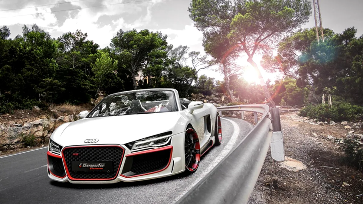 Audi R8 Spyder, condimentat de Regula Tuning