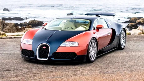 <span class='prepend'>Foto |</span> Bugatti a restaurat un Veyron unicat, dar i-a adăugat și câteva detalii moderne. Cum arată hipercarul de 1.000 de cai putere?