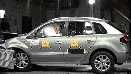 Renault Koleos - Al zecelea Renault cu 5 stele la Euro NCAP