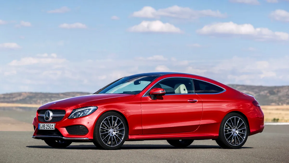 Noul Mercedes-Benz C-Class Coupe (2015): informaţii şi imagini oficiale