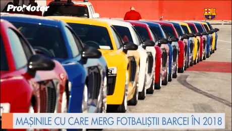 ProMotor News. Jucătorii Barcei şi-au ales maşinile pe 2018