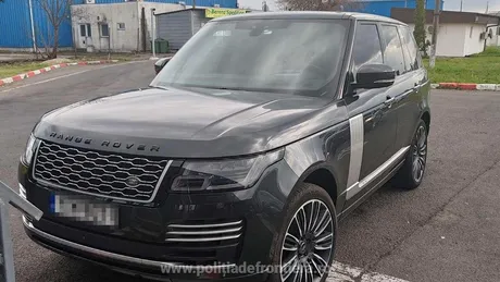 Un Range Rover căutat de autoritățile din Belgia, oprit la intrarea în România