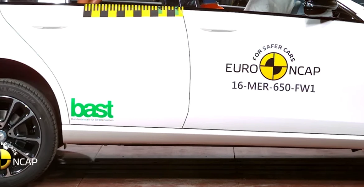 #crashtest EURO NCAP: Mercedes 2016 dat de toţi pereţii! [VIDEO]