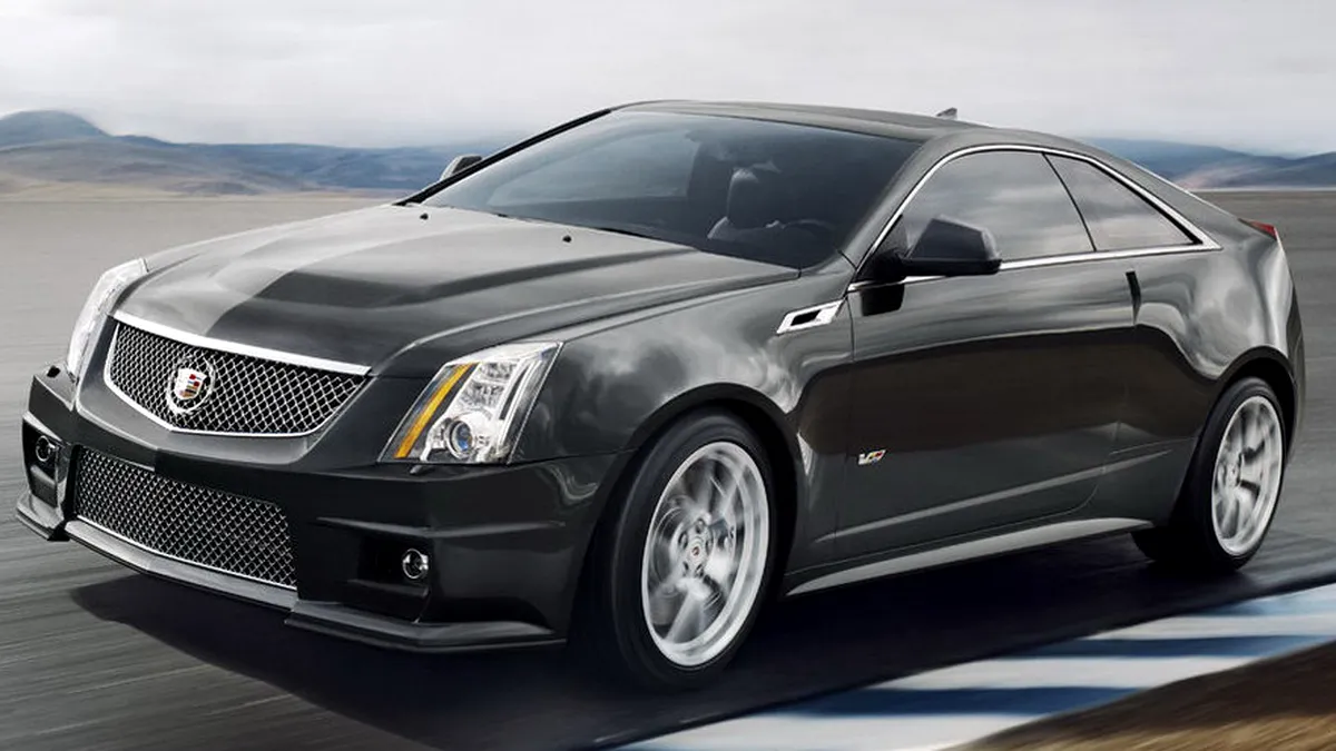 Cadillac CTS-V Coupe - Primele poze