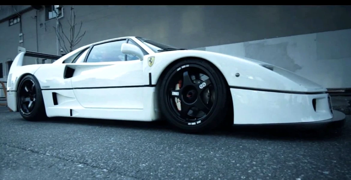 VIDEO: Ferrari F40 preparat în stilul Tokyo Drift – cool sau blasfemie?