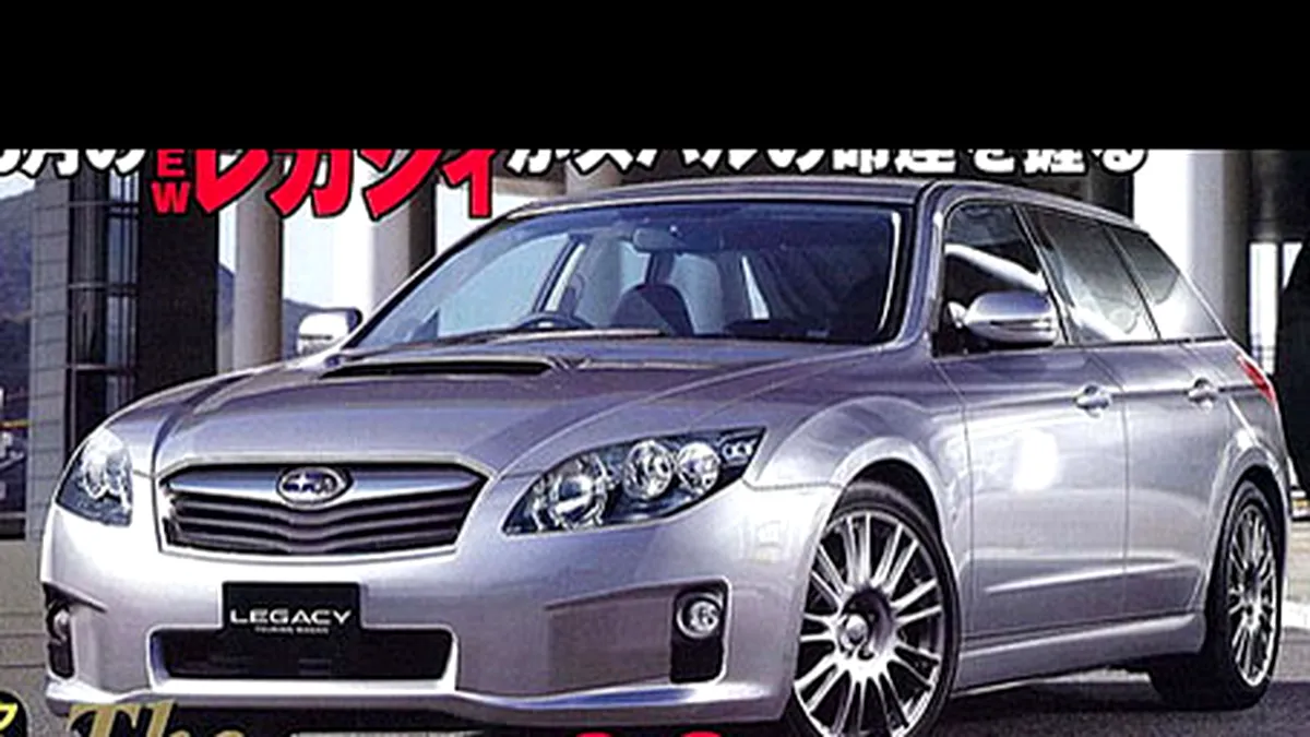 Subaru Legacy - Imagini generate pe computer