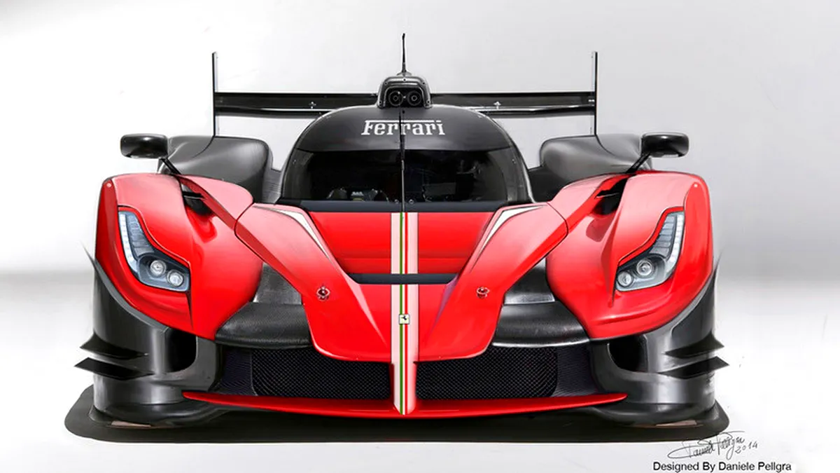 Ferrari LMP1 e un concept superb gândit pentru Le Mans