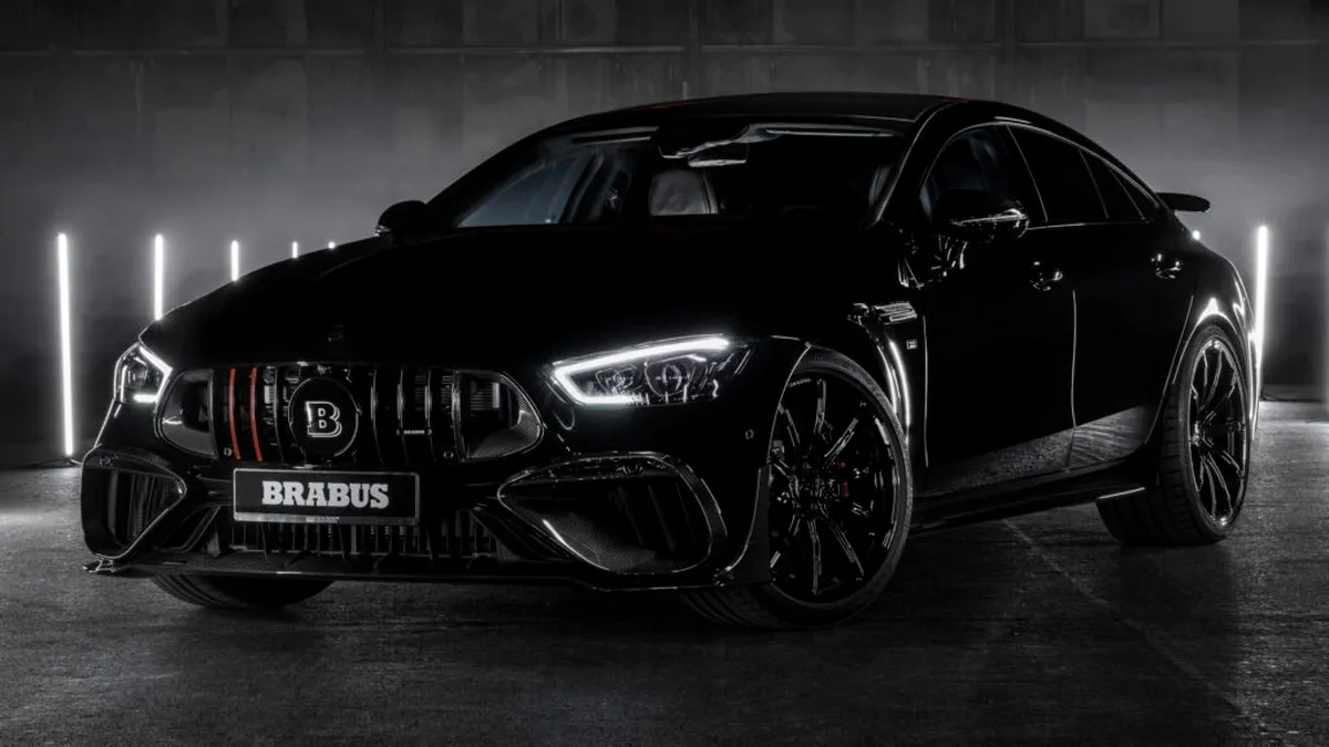 Mercedes-AMG GT63 S E Performance, tunat de Brabus: 930 CP și elemente din fibră de carbon