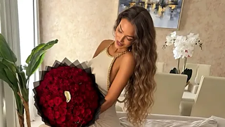 FOTO. 1.100 de trandafiri pentru fosta iubită a lui Adrian Cristea! Bianca Drăgușanu a surprins pe toată lumea cu reacția ei