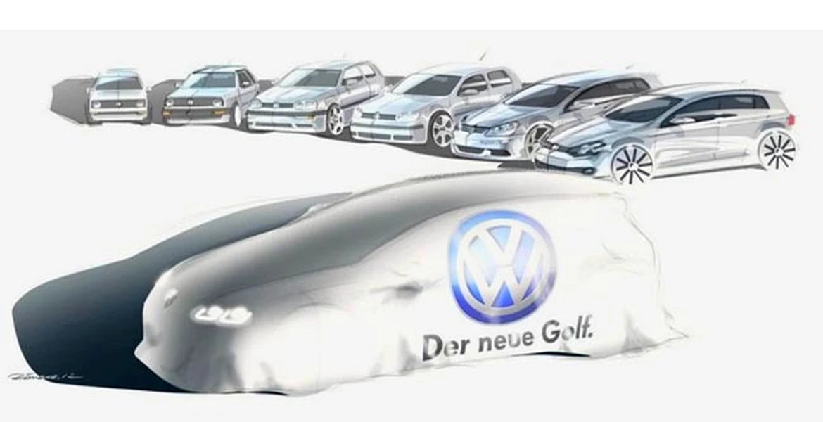 Video-teasing pentru noul Volkswagen Golf 7 şi informaţii proaspete