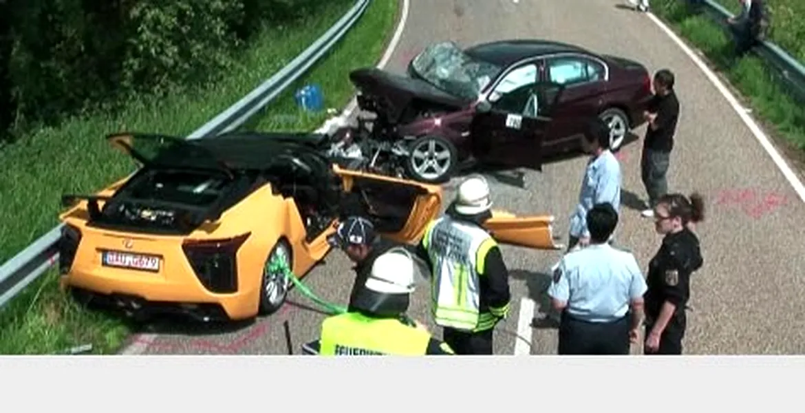 Accident mortal cu Lexus LF-A lângă Nurburgring