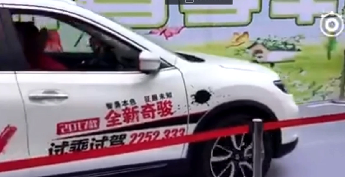 Cât de inteligent frâneză un SUV chinezesc? Nu sta în faţa lui dacă vrei să afli – VIDEO