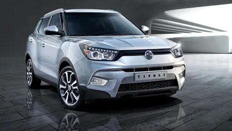 Primele imagini oficiale cu noul SsangYong Tivoli, rival pentru Renault Captur şi Opel Mokka