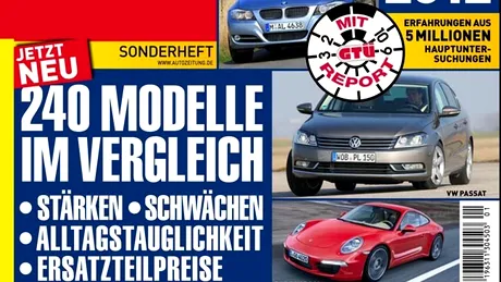 Cele mai bune maşini second hand din Germania în 2011 - raport GTU