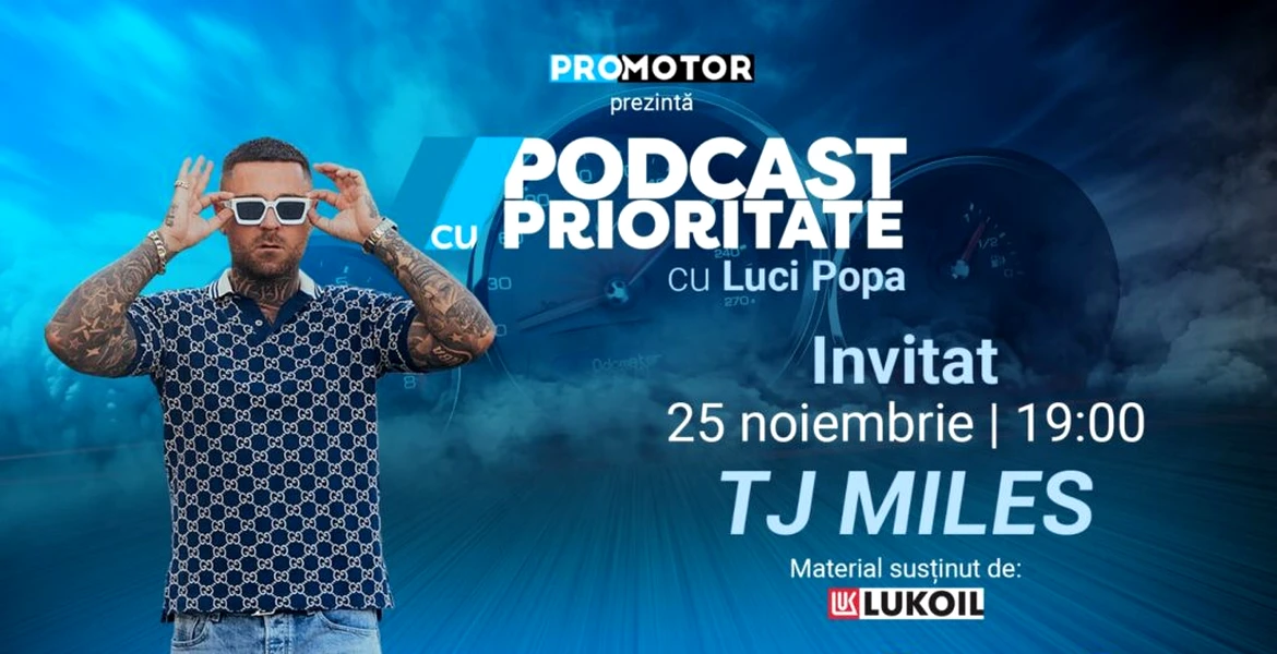 TJ Miles vine la „Podcast cu Prioritate” #22. Episodul apare sâmbătă, 25 noiembrie, ora 19:00