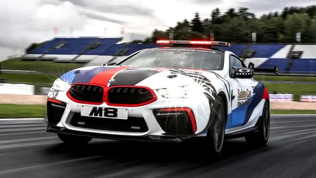 Galerie foto: Noul BMW M8 MotoGP Safety Car face legea pe circuit