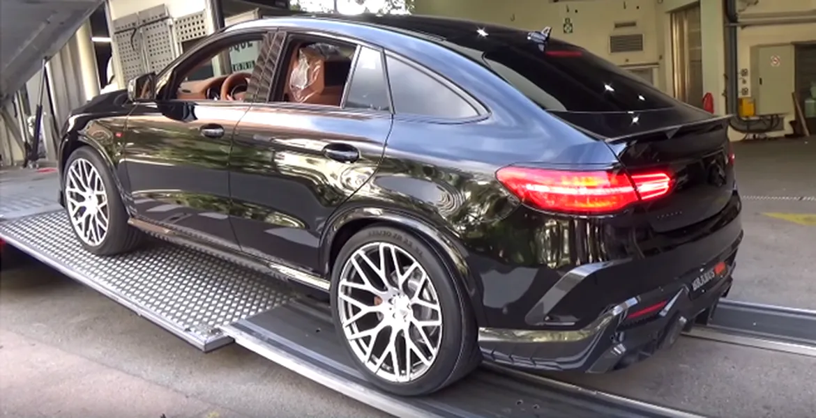 Acum Mercedes GLE Coupe este o rachetă. O „coproducţie” Mercedes – Brabus – VIDEO