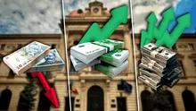 Leul este prăbușit! Euro își continuă ascensiunea. Dolarul a explodat! E recordul anului