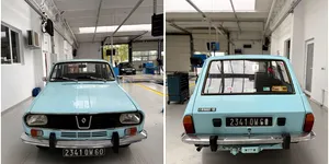 Renault 12 Break („Bunicul” Daciei 1300) cu doar 4.026 km, apariție surpriză la RAR. Mașina are peste 50 de ani