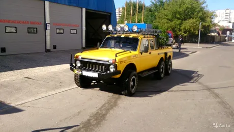 Lada Niva 6×6 Pickup este din Rusia şi costă doar 6.400 de euro - GALERIE FOTO