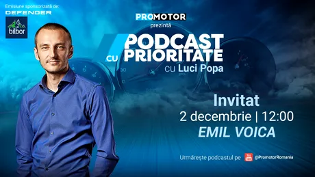 Emil Voica, expert în închirieri auto, invitat la „Podcast cu Prioritate” #58 by ProMotor