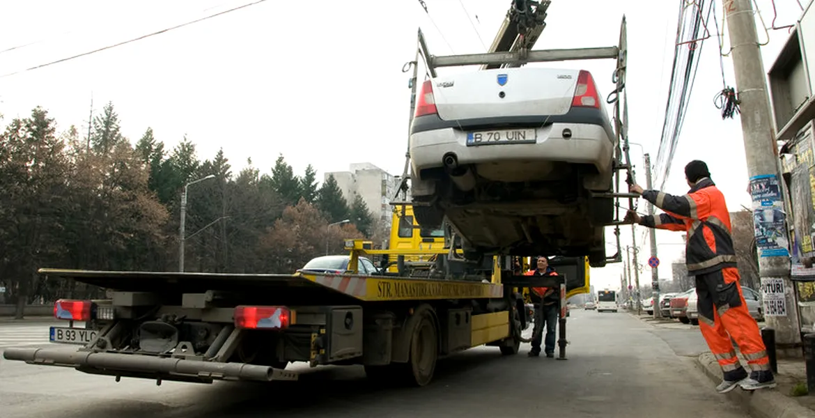 Maşinile parcate neregulamentar nu pot fi ridicate în baza unei decizii a consiliului local