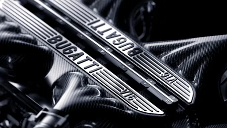 Noul hypercar de la Bugatti va fi dezvăluit în 20 iunie. Va folosi un nou motor V16