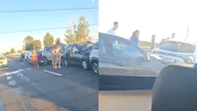 Accident grav pe Autostrada Soarelui! Nouă mașini au fost implicate, iar traficul blocat. Breaking news