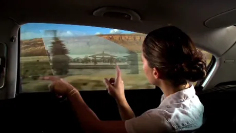 VIDEO: General Motors prezintă geamurile interactive