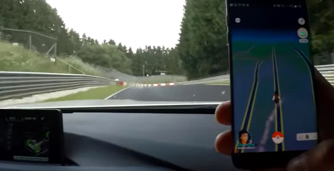 La vânătoare de Pokemoni pe Nurburgring | VIDEO