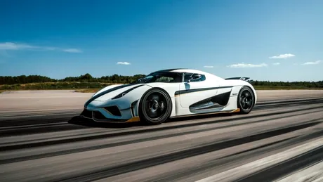 Koenigsegg Regera: cea mai rapidă mașină de la 0 la 400 de km/h și înapoi - VIDEO