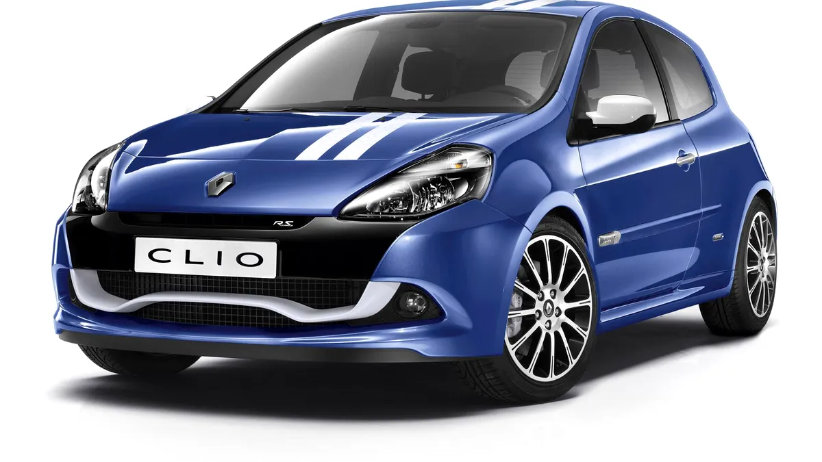 Renault Clio RS Gordini - Informaţii oficiale