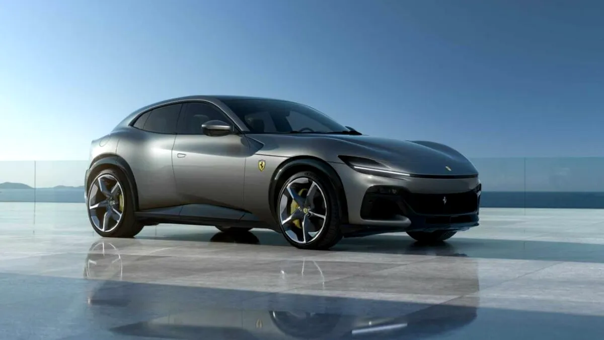 Ferrari a prezentat oficial SUV-ul Purosangue, primul său model din istorie cu patru portiere