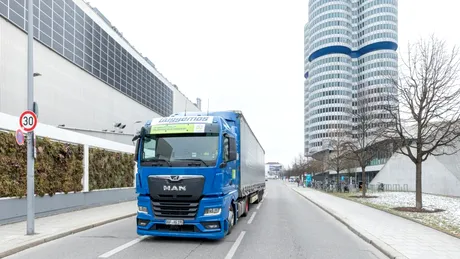 BMW Group testează livrările de piese cu camioane alimentate cu ulei vegetal