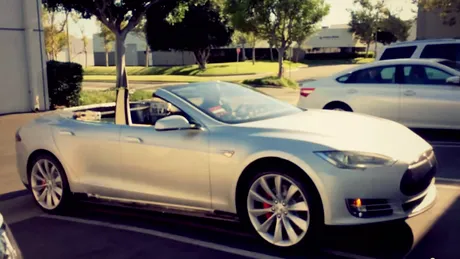 Tesla Model S cabrio, o realitate creată de NCE