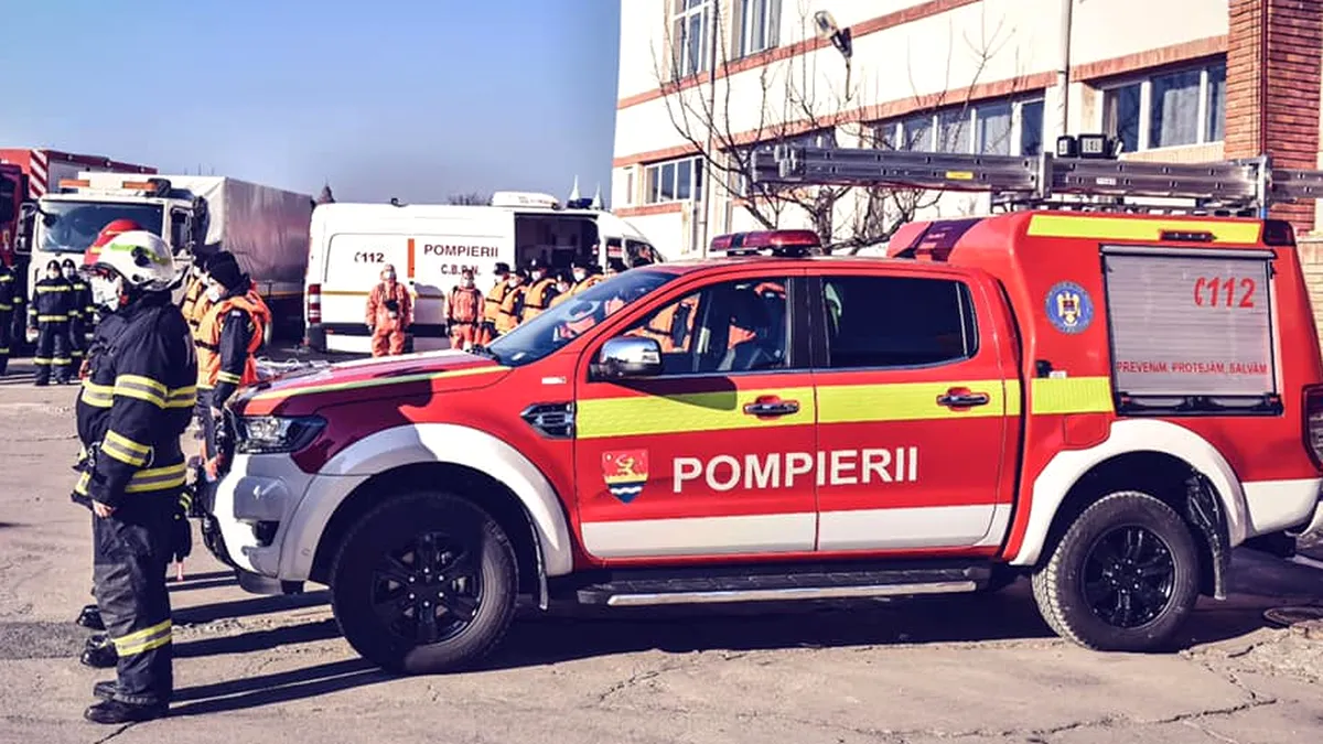 FOTO. Un Ford Ranger a intrat în dotarea pompierilor din Timișoara