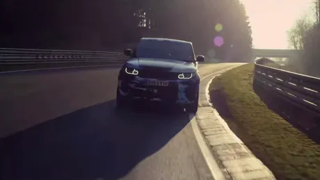 Range Rover Sport SVR, recordman pe Nürburgring. Porsche, tu muţi!