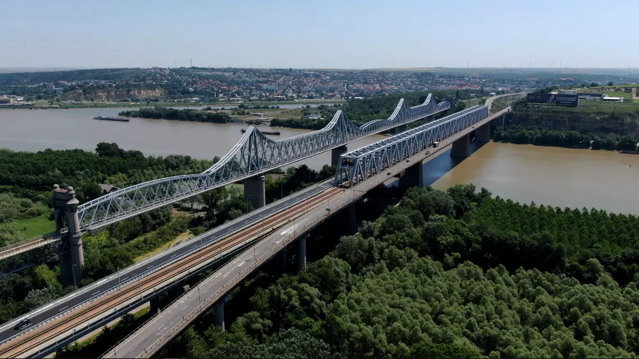 Se reiau lucrările la Calea de rulare la Podul de la Cernavodă 